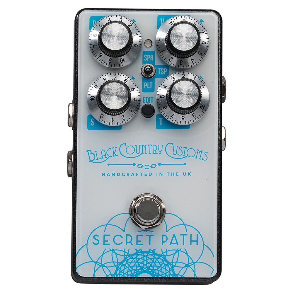 Laney black country customs secret path reverb guitar effects pedals
